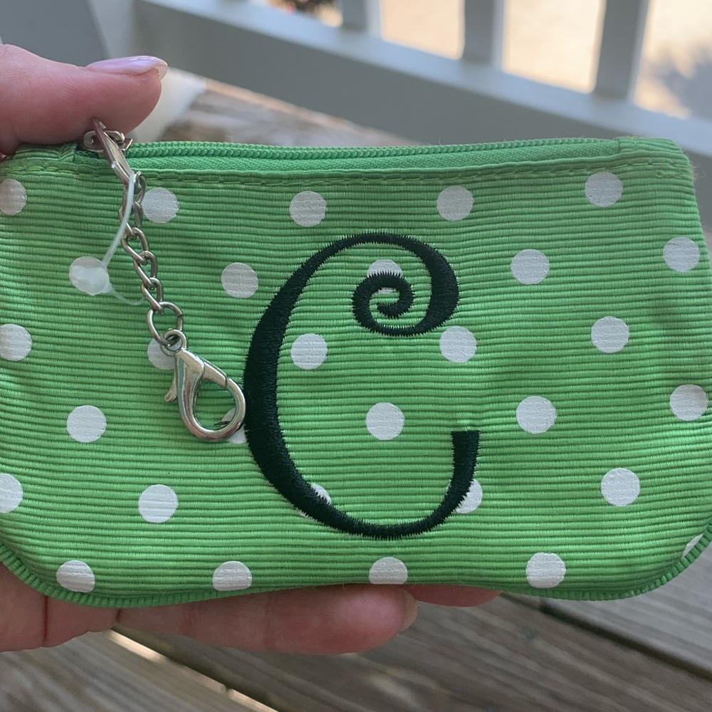 NWT Monogrammed ID / Card Pouch